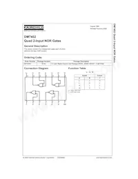 DM7402N Datasheet Copertura