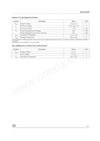 HCF4020M013TR Datasheet Pagina 3