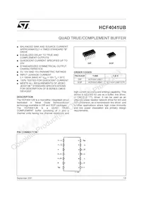 HCF4041UM013TR Datasheet Copertura