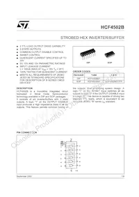 HCF4502BM1 Datasheet Copertura