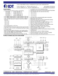 IDT72T2098L6-7BB Datasheet Copertura