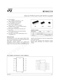 M74HC174RM13TR Datasheet Copertura