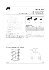 M74HC366RM13TR Datasheet Cover