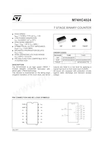 M74HC4024RM13TR Datasheet Copertura