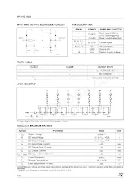 M74HC4024RM13TR Datasheet Page 2