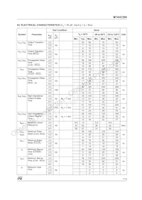 M74HC590TTR Datasheet Page 7