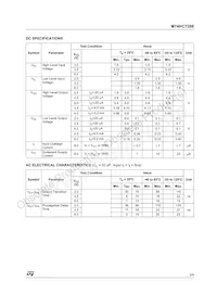 M74HC7266RM13TR Datenblatt Seite 3