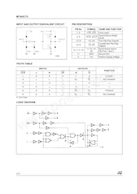 M74HC73TTR Datasheet Pagina 2