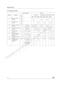 M74HCT574RM13TR Datenblatt Seite 4