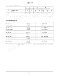 MC10H117PG Datasheet Pagina 3