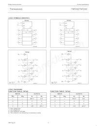 N74F243D Datasheet Page 3