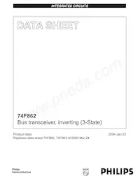 N74F862D Datasheet Cover