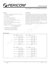 PI74LCX16244AEX Datenblatt Cover