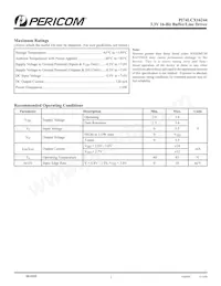 PI74LCX16244AEX Datasheet Pagina 2