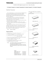 TC74VHCT245AFTEL Datenblatt Cover