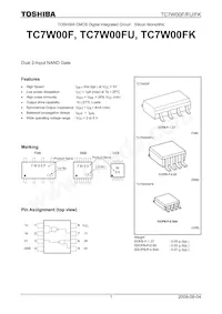 TC7W00FKTE85LF Datasheet Copertura