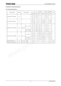 TC7W00FKTE85LF Datenblatt Seite 3