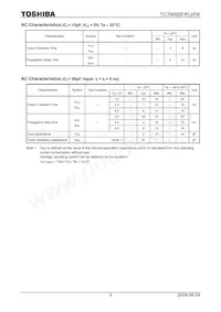 TC7W00FKTE85LF Datasheet Pagina 4