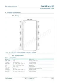 74ABT16245BDGG數據表 頁面 5