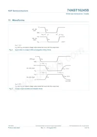 74ABT16245BDGG Datasheet Page 9