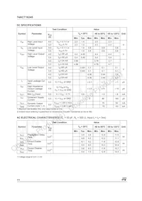 74ACT16245TTR Datasheet Page 4