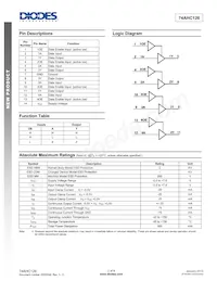 74AHC126T14-13 Datenblatt Seite 2