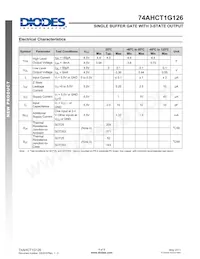 74AHCT1G126W5-7 Datasheet Page 4