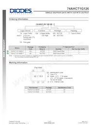 74AHCT1G126W5-7 Datasheet Page 7