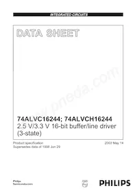 74ALVCH16244DGG Datasheet Copertura