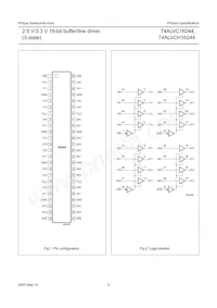 74ALVCH16244DGG Datasheet Pagina 5