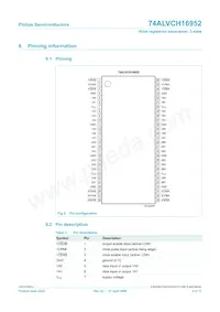 74ALVCH16952DGG:11數據表 頁面 6