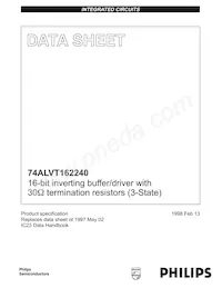 74ALVT162240DGG Datasheet Cover