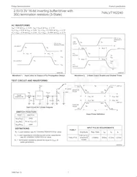 74ALVT162240DGG Datasheet Pagina 7