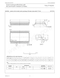 74ALVT162240DGG Datasheet Page 8