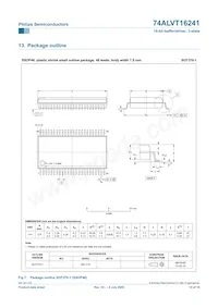 74ALVT16241DGG Datasheet Pagina 12