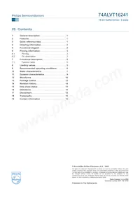 74ALVT16241DGG Datasheet Pagina 16