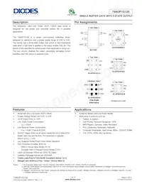 74AUP1G125FX4-7數據表 封面