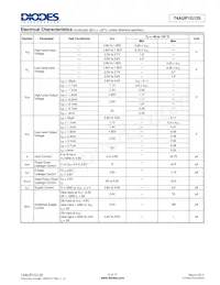 74AUP1G125FX4-7 Datasheet Pagina 5