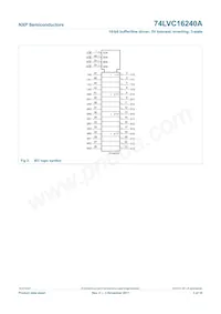 74LVC16240ADGG Datasheet Pagina 4