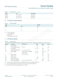 74LVC16240ADGG Datasheet Pagina 6