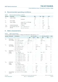 74LVC16240ADGG Datasheet Pagina 7