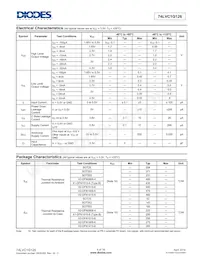 74LVC1G126FX4-7數據表 頁面 4