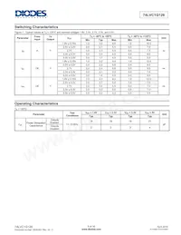 74LVC1G126FX4-7 Datasheet Pagina 5