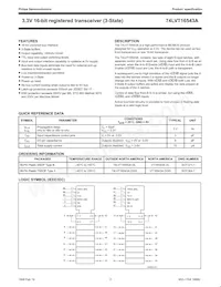 74LVT16543ADGG Datasheet Page 3