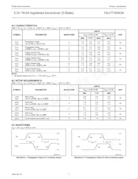 74LVT16543ADGG Datenblatt Seite 8