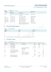 74LVTN16244BBQ數據表 頁面 5