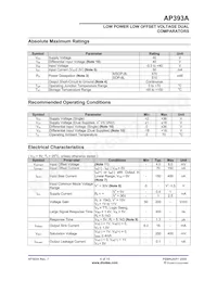 AP393AM8G-13 Datasheet Page 4