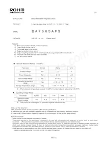 BA7665AFS-E2 Datasheet Copertura