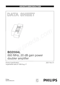BGD904L Datenblatt Cover