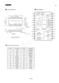 BH7600AFS-E2 Datasheet Page 3